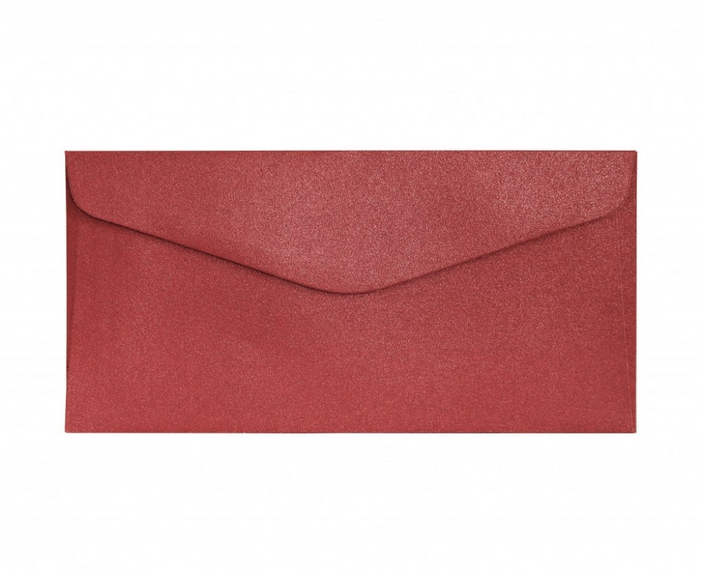 ENVELOPE DL NK RED PEARL PACK10PCS PAPER GALLERY 280138 GAL ARGO